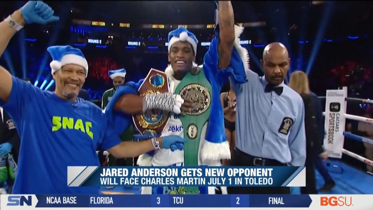 Anderson to face new opponent in July 1 fight in Toledo