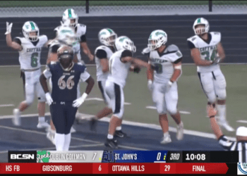 Dublin Coffman Blanks St. John’s in Season Opener