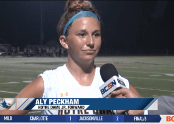 Peckham Scores Twice, Leads Notre Dame to 3-0 Win at Northview