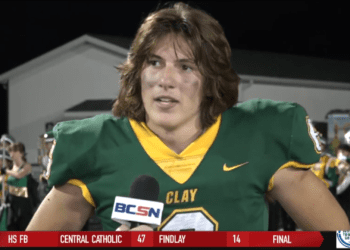 Clay Beats Sandusky on Mason Heinstchel Hail Mary