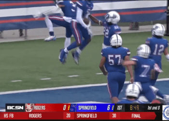 Springfield Sprints Past Rogers for First Win