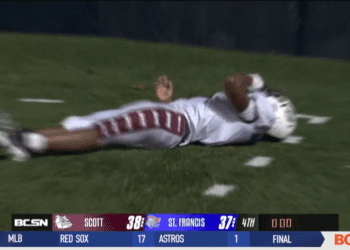 Scott Beats St. Francis and the Storm with a Last Minute Two-Point Conversion