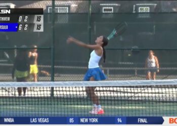 St. Ursula Freshman Earns Straight Set Victory against Northview