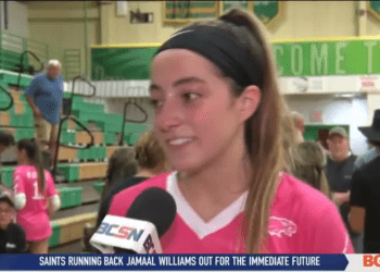 Clay Volleyball Sweeps Napoleon on Senior Night