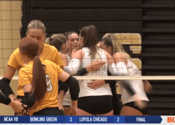 Perrysburg Volleyball Sweeps Northview in First Meeting between Defending Co-NLL Champs