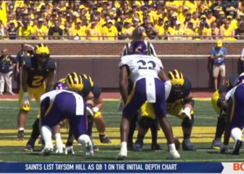 Harbaugh Felt the Love on Michigan’s Opener