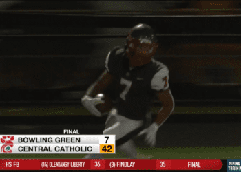 Central Catholic Stays Perfect with Dominant Win Over Bowling Green