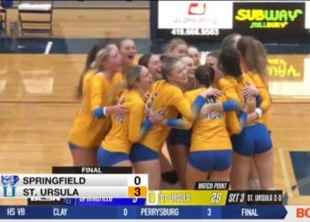 St. Ursula Sweeps Springfield to Advance to Regional Semifinals