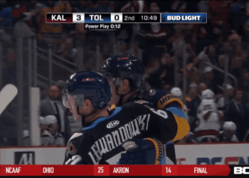 Turkey Hats Drop from Ceiling as Walleye Falls to K-Wings