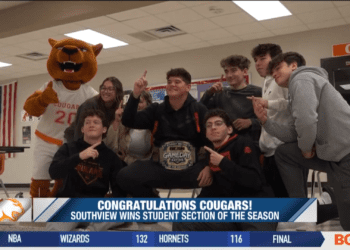Southview Cougars Win Student Section of the Season