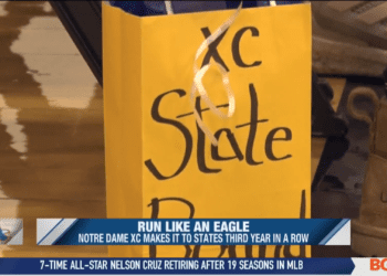 Notre Dame Departs for Third Straight State Cross Country Meet