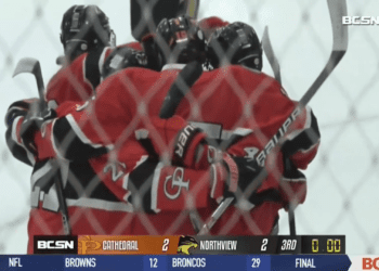 Northview Hockey Loses to Erie Cathedral Prep on Last-Second Goal