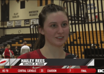 Rees Leads Bellevue to Win at Perrysburg in Girls Basketball Season Opener