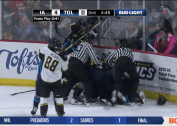 Walleye Overcome 4-0 Deficit, Fall to Heartlanders in Shootout