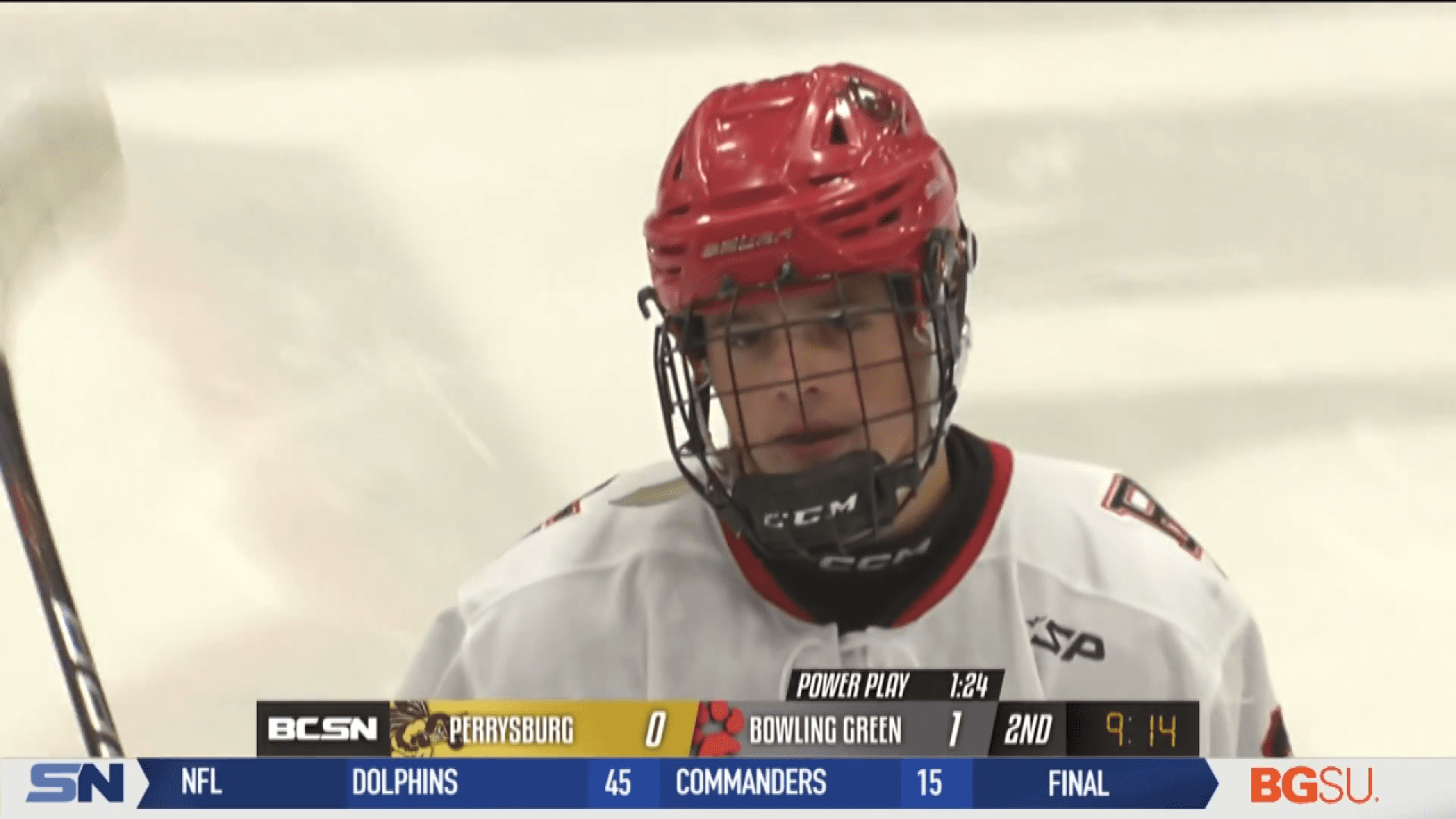 Bowling Green Hockey Earns First League Win over Perrysburg BCSN