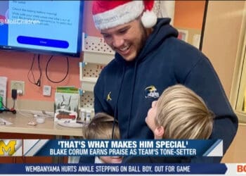 Whitmer’s Carter Lowe High on Holiday Spirit