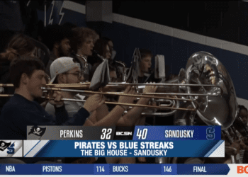 Sandusky Beats Perkins with Chaotic Finish