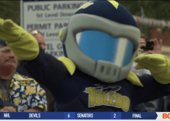 Toledo Gets Fired Up at the Downtown Pep Rally