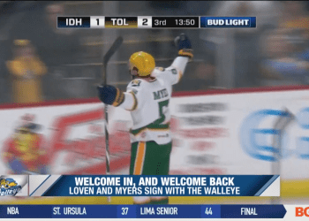 Walleye Welcome in Grant Loven, and Welcome Back Gordi Myer
