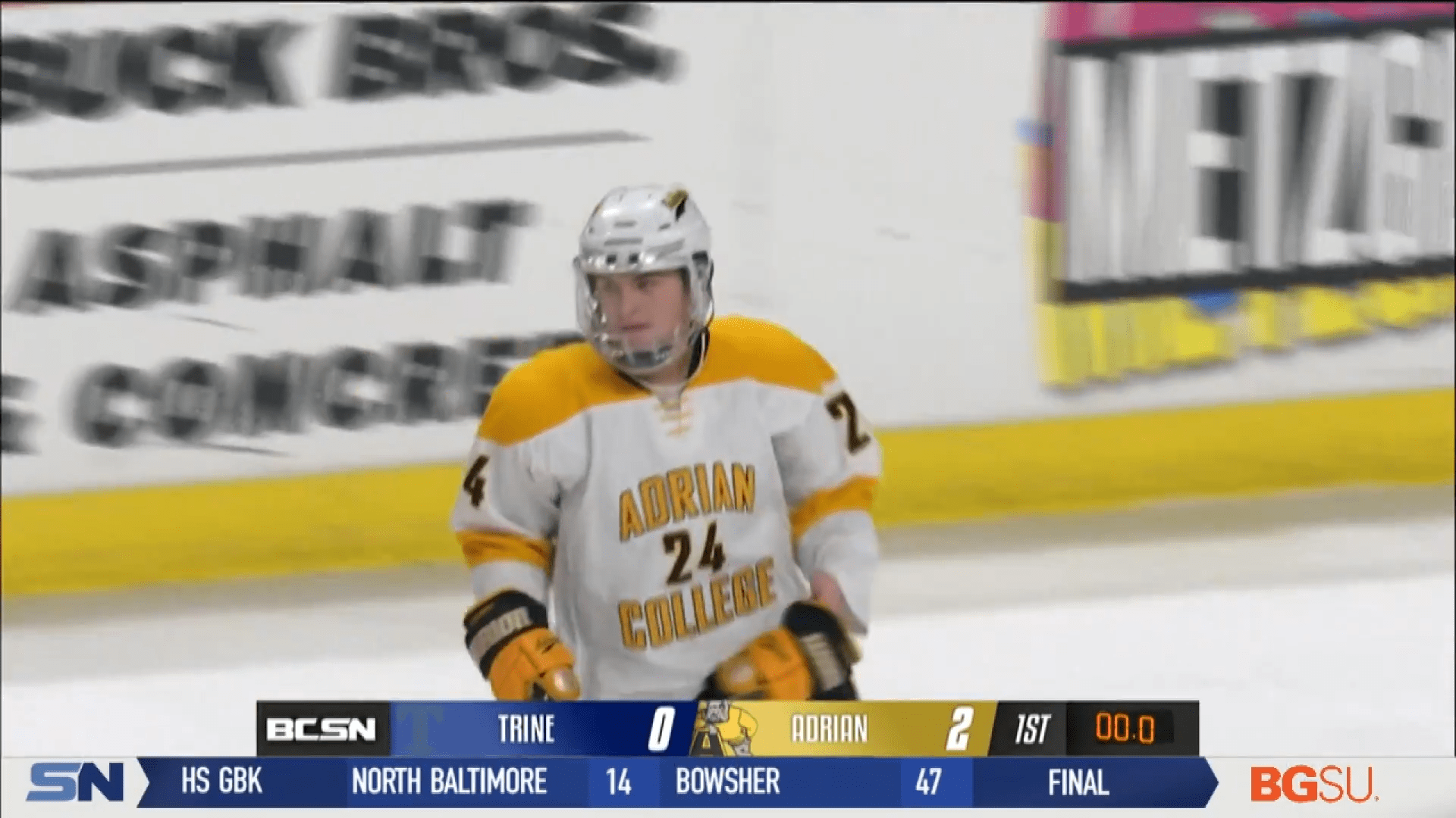 Adrian Women's Hockey Dominates Trine BCSN