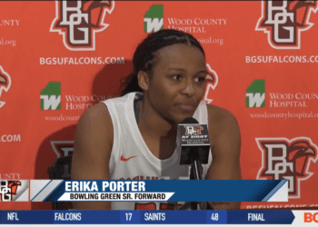 Porter Stepping Up for BGSU in Place of Fleming