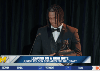 Michigan’s Junior Colson Declares for NFL Draft