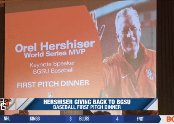 Orel Hershiser Gives Back to BGSU
