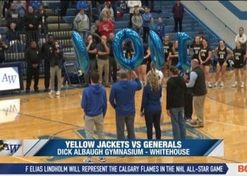 The Generals Honor Elise Bender’s 1,000 Career Points Before Defeating the Yellow Jackets