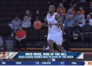 Marcus Hill Named MAC Player of the Week