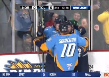 Admirals Defeat Walleye in Second-Straight Shootout Loss