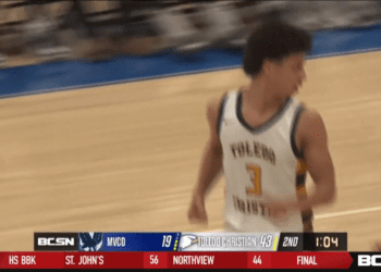 Toledo Christian Breezes by TAAC Rival Maumee Valley, Claiming a District Title