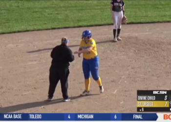 St. Ursula Picks up First Win of the Season in Softball