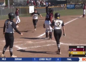 Adrian Softball Doubles up Alma