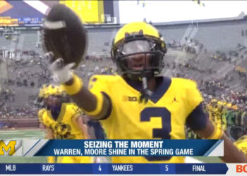 Warren, Moore Seize Opportunity in Michigan’s Spring Game