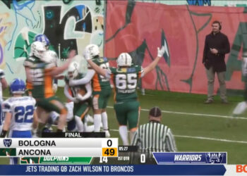 Ancona Swims Past Bologna in IFL Game of the Week