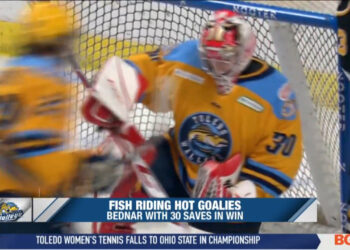 Jan Bednar Stands Tall in Walleye’s 5-3 Win