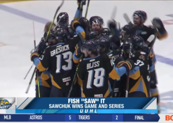 Sawchuk Scores Overtime Winner, Sends Walleye to Western Conference Finals