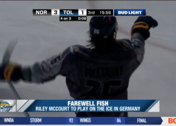 Riley McCourt Moves On from the Walleye