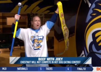 Joey Chestnut Unable to Compete in Nathan’s Hot Dog Eating Contest