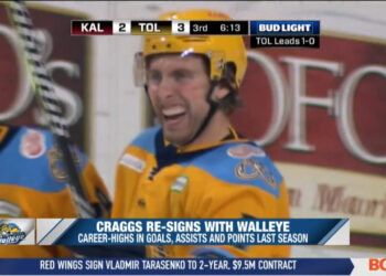 Toledo Walleye Re-sign Sam Craggs