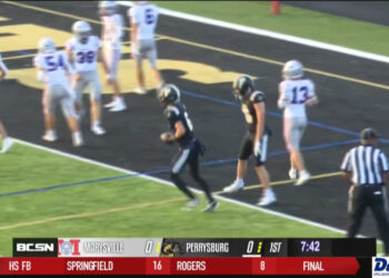 Perrysburg Shuts Out Marysville Behind Three Josh Takats Touchdowns
