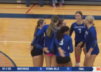 Brad Woznicki and Jordan Schwiebert go Above the Net