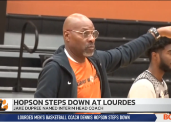 Dennis Hopson Resigns as Lourdes Men’s Basketball Coach