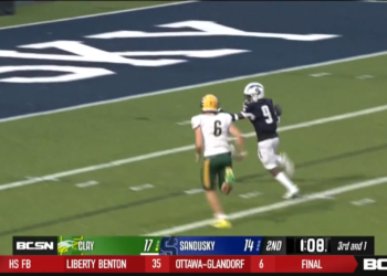 Clay Beats Sandusky in Season Opener of the Second-Straight Year