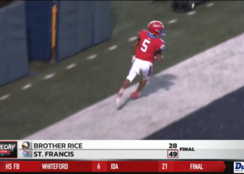 Eli Beal’s Four Touchdowns Lift St. Francis to Victory
