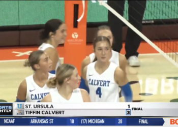 Tiffin Calvert Too Much for St. Ursula