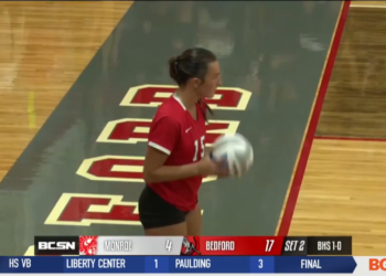 Bedford Volleyball Sweeps Rival Monroe