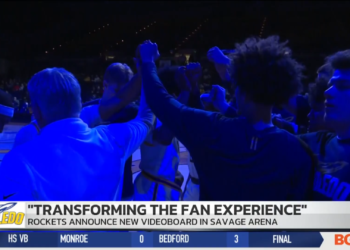 Rockets Announce New Videoboard at Savage Arena