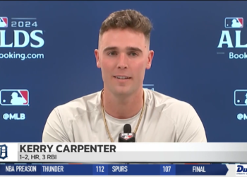 Tigers Even up the Series off Kerry Carpenter 3-Run Homer