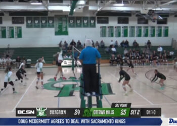 Ottawa Hills Rallies in the Second Set to Sweep Evergreen